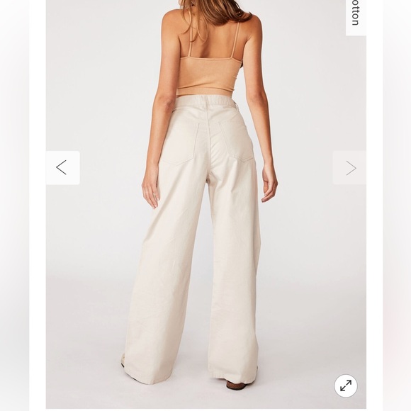 Cotton On Parker Long Straight Pant In White - Picture 2 of 7